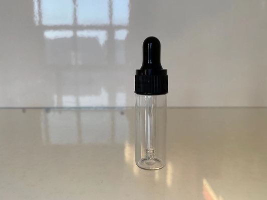 10ml Clear Amber Glass Dropper Bottle Essential Oil Packaging